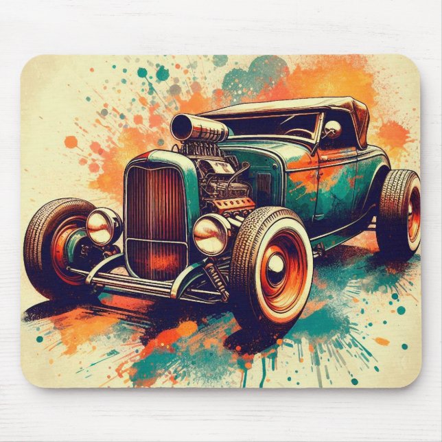 Mousepad Hot Rod (Frente)