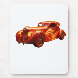Mousepad "Hot Rod" de 1930 com trabalho de tinta "chamas"