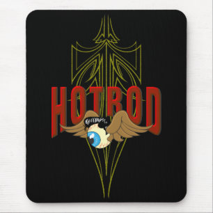 Mousepad Hot rod do globo ocular do vôo