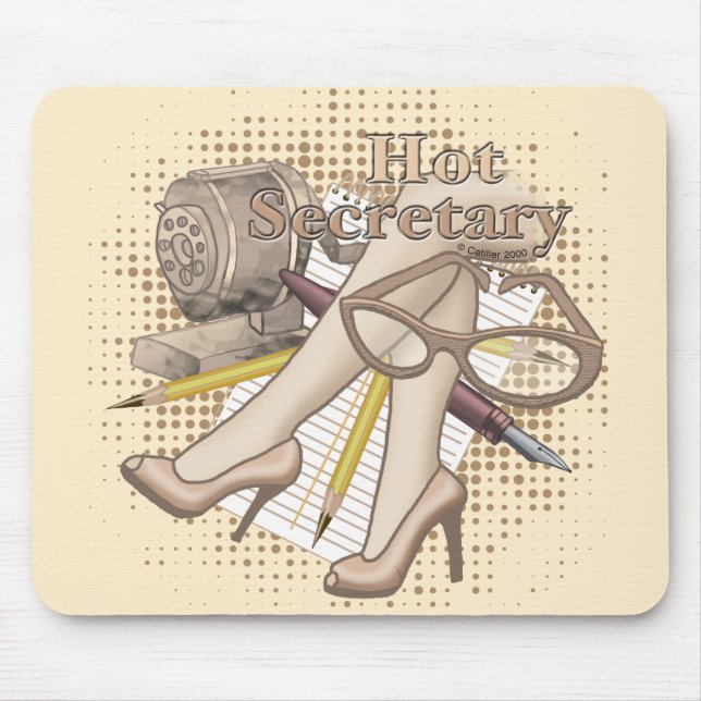 Mousepad Hot Secretary (Frente)