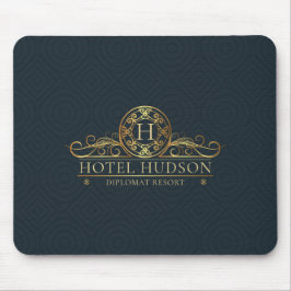 Mousepad Hotel Resort Branding Luxury Monograma