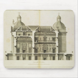Mousepad Houghton Salão: secção transversal do Salão e