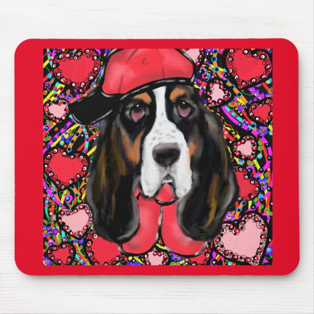 Mousepad Hound Basset (Frente)