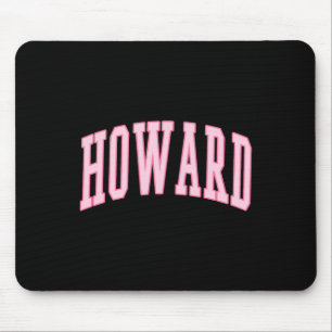 Mousepad Howard Vintage Preppy Varsity Pink Sports