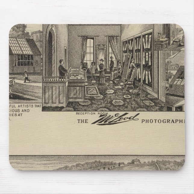 Mousepad Howell, Condado de Jewettand, Kansas (Frente)