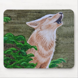 Mousepad Howling Coyote