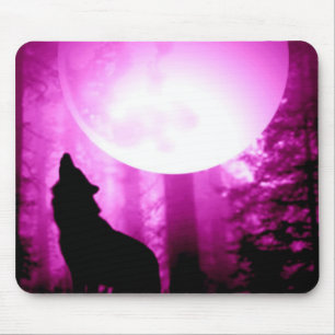 Mousepad Howling Wolf