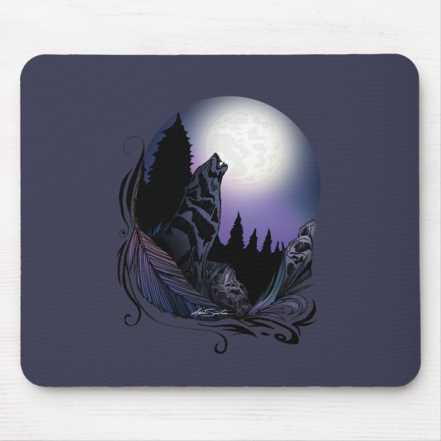 Mousepad Howling Wolf (Frente)