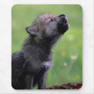 Mousepad Howling Wolf Cub