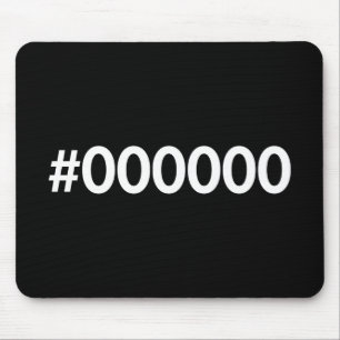 Mousepad HTML Black RGB