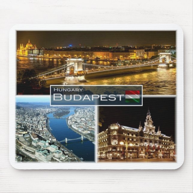 Mousepad HU Hungria - Budapeste - (Frente)