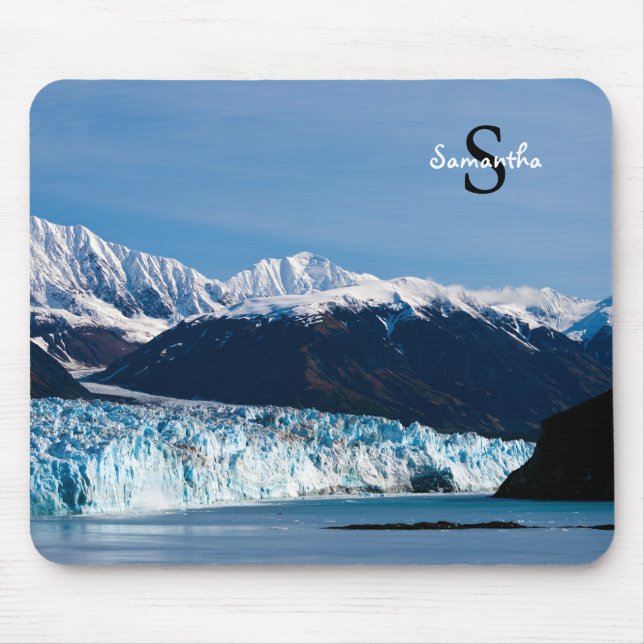 Mousepad Hubbard Glacier, rato do Alasca (Frente)