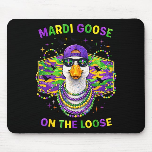 Mousepad Hugvyn Carnaval Ganso Solto Terça Gorda C (Frente)