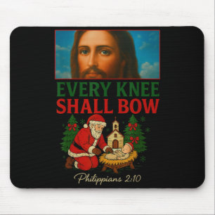 Mousepad Hugvyn Todo Joelho Se Dobrará Natal Jesus Nativida