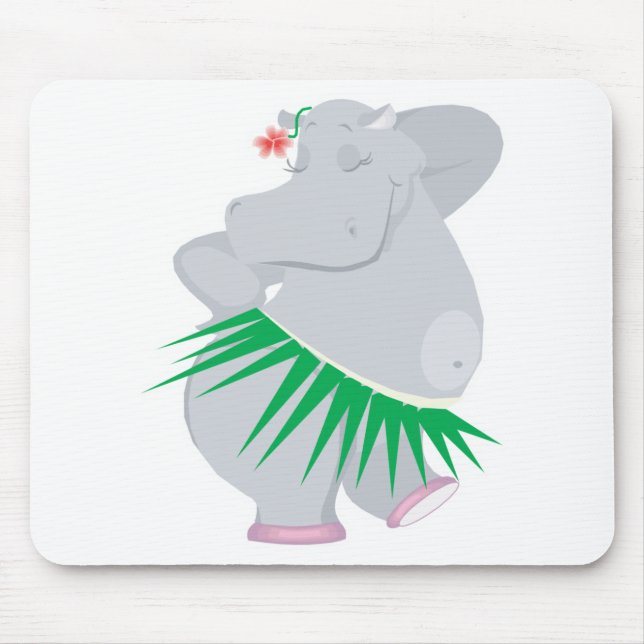 Mousepad hula hippo (Frente)