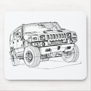 Mousepad Hummer H2