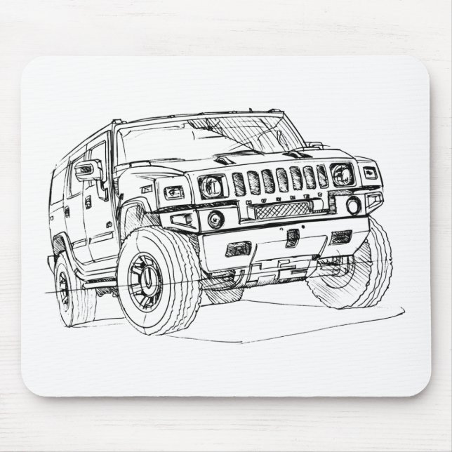 Mousepad Hummer H2 (Frente)