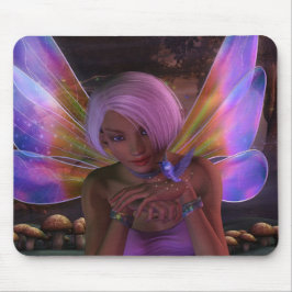 Mousepad Hummingbird Guardian Fairy Fantasy Art