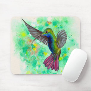 Mousepad Hummingbird - pintura acrílica