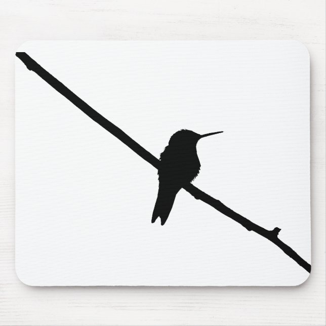 Mousepad Hummingbird Silhouette (Frente)