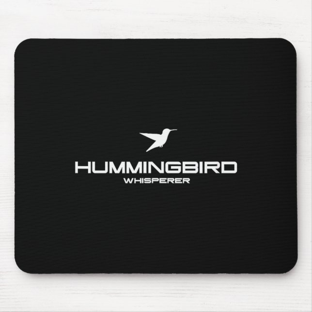 Mousepad Hummingbird Whisperer Shirt Hummingbird Gift Men W (Frente)