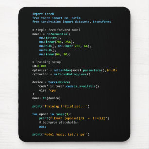 Mousepad Humor de Codificação - Lógica de Desenvolvedor e V