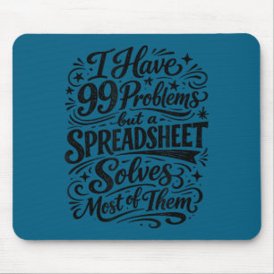 Mousepad Humor de contador planilha analista de dados