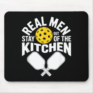 Mousepad Humor de cozinha para homens de pickleball engraça