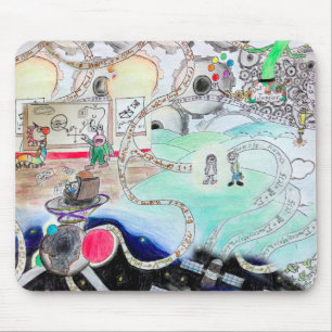 Mousepad Humor de desenho matemático - estudante, professo