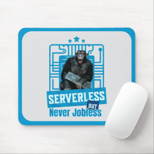 Mousepad Humor de Desenvolvedor de Macaco Engraçado Sem Ser