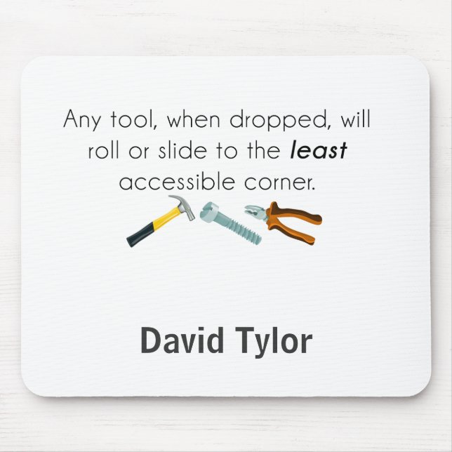 Mousepad Humor de engenharia (Frente)