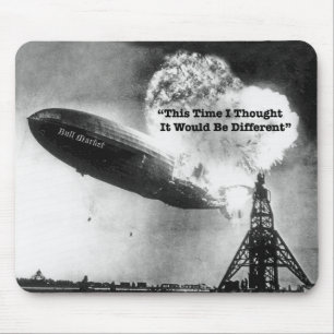 Mousepad Humor do impacto do mercado em alta