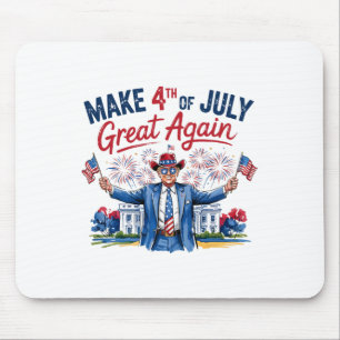 Mousepad Humor Engraçado Trump Faça 4 De Julho Grande Novam