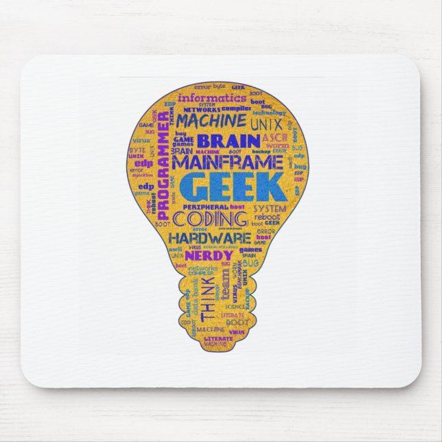 Mousepad Humor Geek de Tecnologia Engraçado - Presente para (Frente)