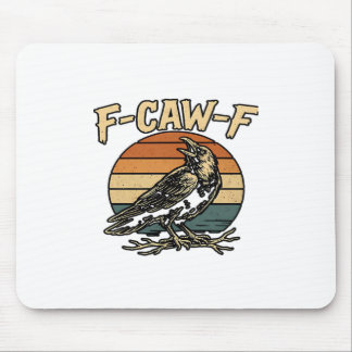 Mousepad Humor Gótico Caw F Engraçado Estilo Criativo de Co