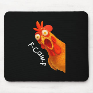 Mousepad Humor Gótico Design Engraçado de Corvo F Caw F