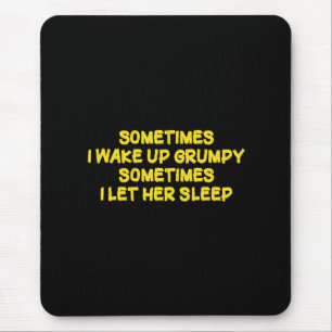 Mousepad Humor Matinal Mal-Humorado Divertido para Ela
