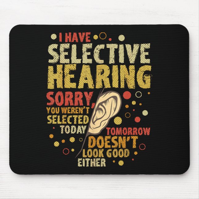 Mousepad Humor Sarcástico Divertido Com Dizer Que Tenho Sel (Frente)