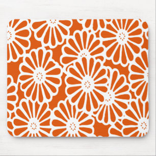 Mousepad Humores asiáticos do caqui florais