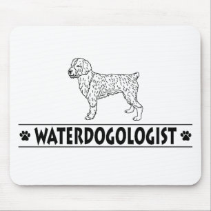 Mousepad Humorístico Cão de Água Espanhol