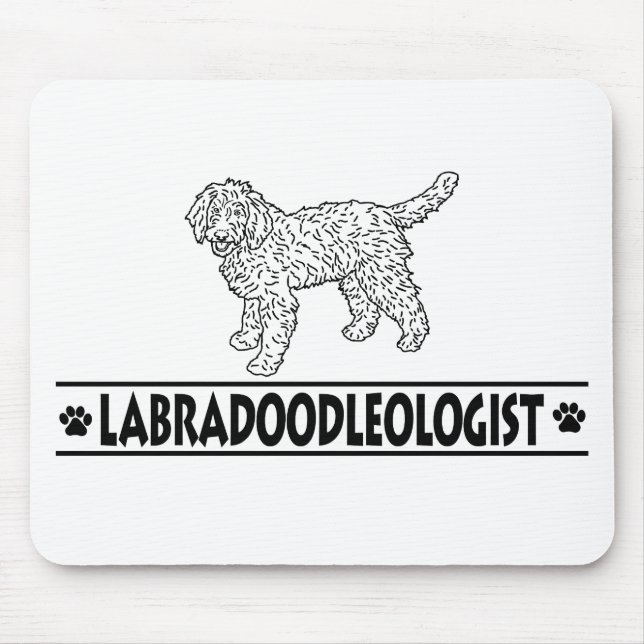 Mousepad Humorous Labradoodle (Frente)