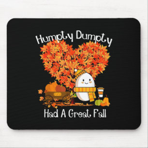 Mousepad Humpty Dumpty Teve Um Obrigado De Folhas De outono