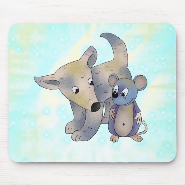 Mousepad Hund Maus (Frente)