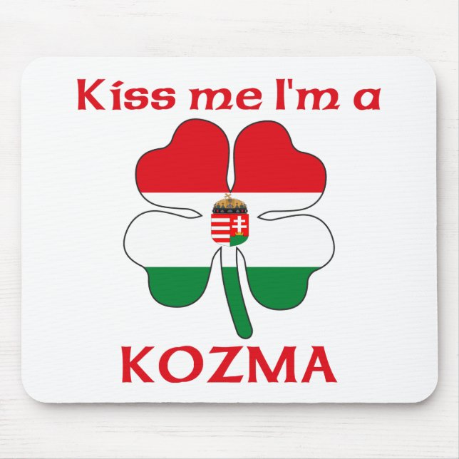 Mousepad Húngaros personalizados beijam-me que eu sou Kozma (Frente)