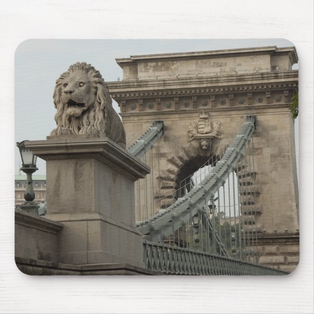 Mousepad Hungria, capital Budapeste. Histórico 2 (Frente)