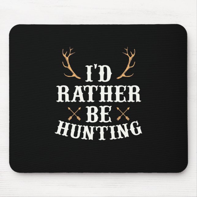 Mousepad Hunter Estaria Caçando Preferencialmentes (Frente)