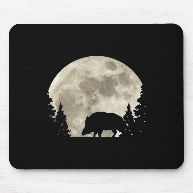 Mousepad Hunter Wild Boar Keiler Wildsau Hunter (Frente)