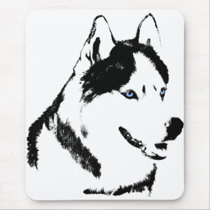 Mousepad Hussepad Siberiano dá cães malamutes