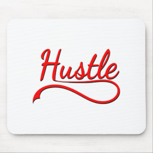 Mousepad Hustle Typografia Art