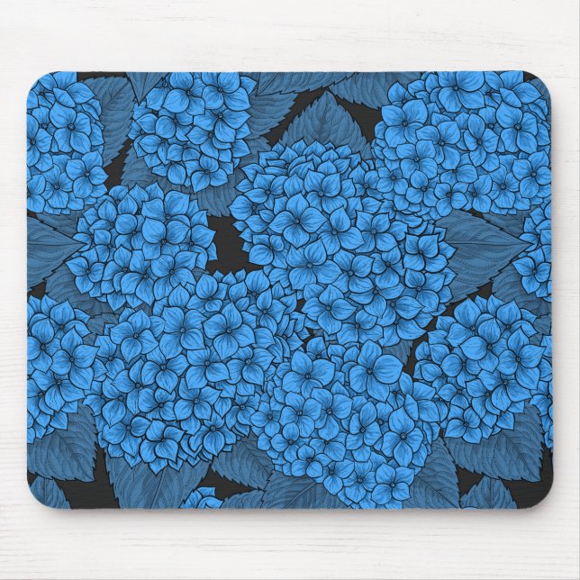 Mousepad Hydrangea azul (Frente)